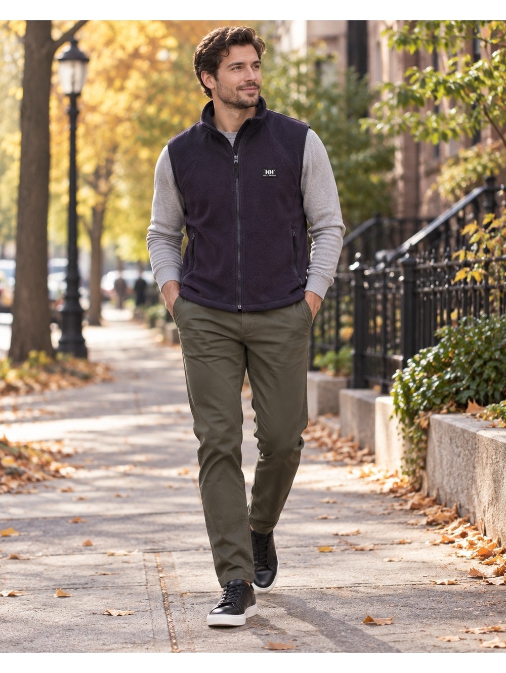 Helly Hansen Men's Navy Blue Fleece Vest XL